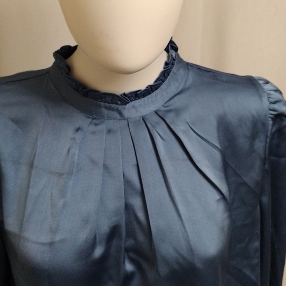 1. State Porcline Blue Blouse - Picture 14 of 15